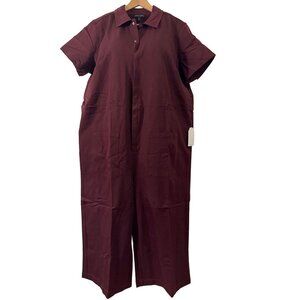 Universal Standard Kate Jumpsuit, Black Cherry, Stretch Twill 22-24 NwT! DEAL!